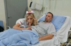 Pornographic movie with horny nurse